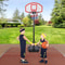 Adjustable Basketball Hoop Portable Outdoor Basketball Goal Stand For Kids Backyard Play 0