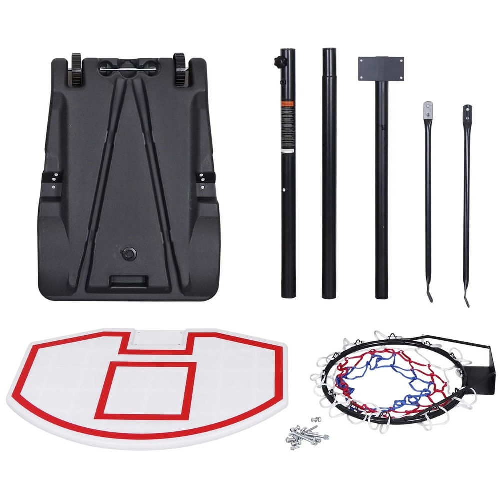 Adjustable Basketball Hoop Portable Outdoor Basketball Goal Stand For Kids Backyard Play 3