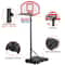 Adjustable Basketball Hoop Portable Outdoor Basketball Goal Stand For Kids Backyard Play 8