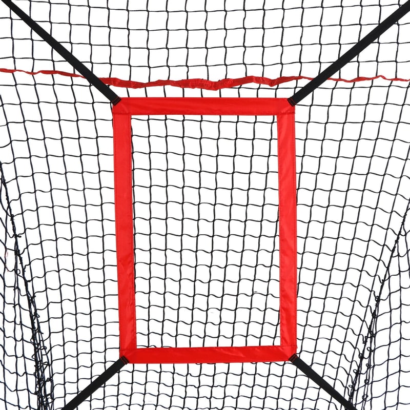 Baseball Practice Net With Strike Zone Target Portable Baseball Hitting Net For Pitching And Softba 10