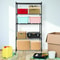5 Tier Rolling Shelves Storage Rack With Large Space Caster Steel Unit For Home Office Garage Org 1