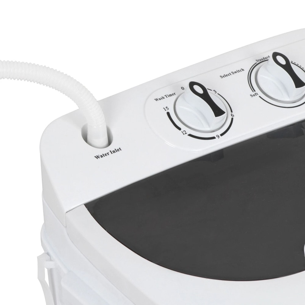 Portable Twin Tub Laundry System Compact Washer And Spin Dryer 9
