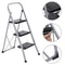 Heavy Duty Folding Step Ladder With Convenient Handgrip Portable Step Stool With Anti Slip Pedals 10