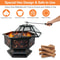 Outdoor Fire Pit Heater Wood Burning Patio Stove For Deck Backyard Fireplace Table Perfect For Outd 3