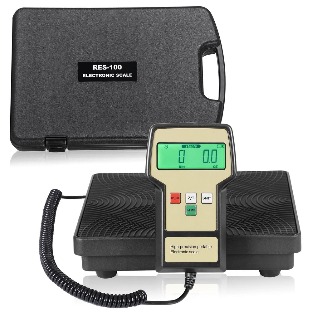 Digital Refrigerant Scale With Case For AC HVAC Systems 0
