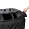 EcoGrow Outdoor Compost Tumbler Dual Chamber Compost Bin 4