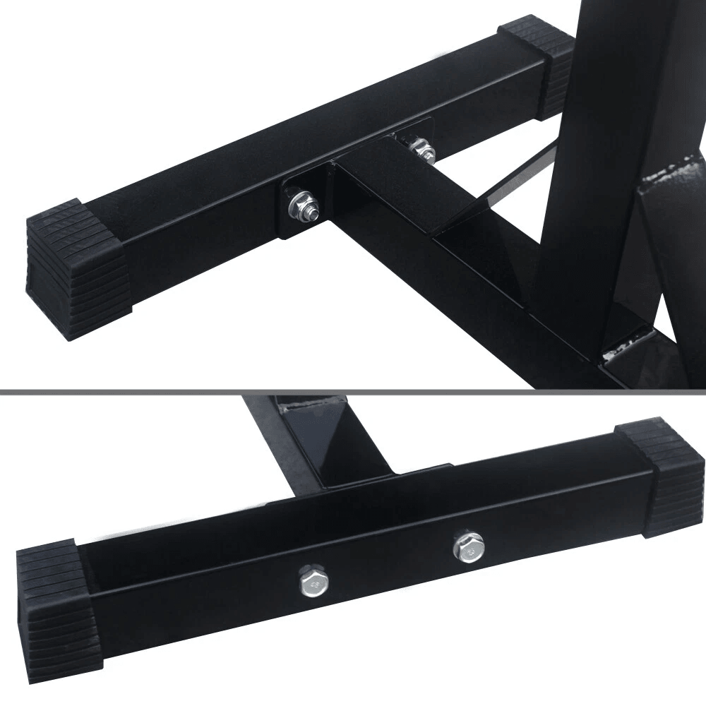 Adjustable Squat Rack For Home Gym Portable Barbell Dumbbell Rack Stands Adjustable Height 4