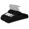 Velvet Non Slip Clothes Hangers With Swivel Hook Premium Black 9