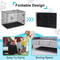 Metal Wire Dog Crate With Double Doors Tray Adjustable Pet Kennel For Dogs Ideal For Home And Trav 3