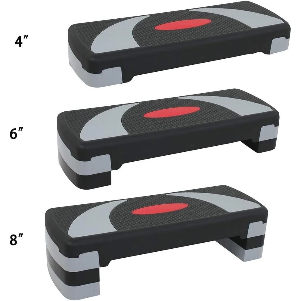 Adjustable Aerobic Stepper With Risers Workout Platform For Home Exercise 1