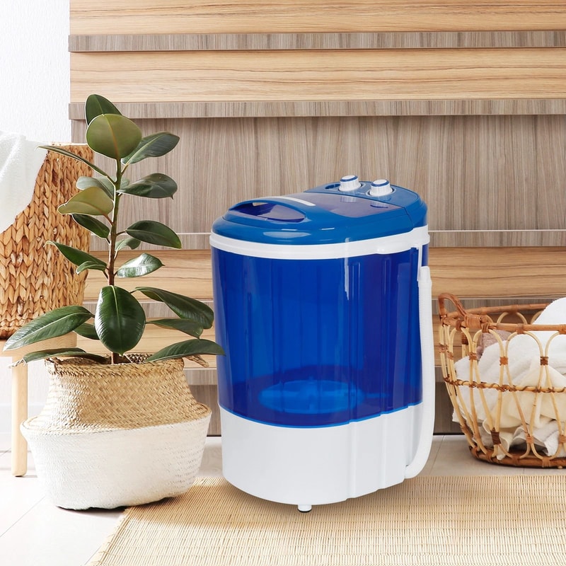 Portable Mini Washing Machine Compact 2 In 1 Washer Spinner Capacity 0
