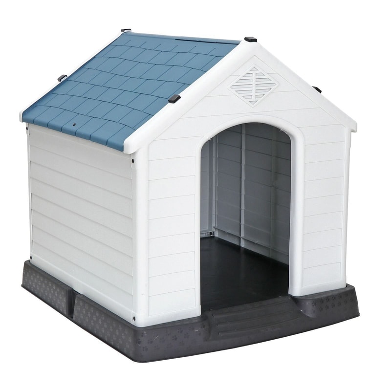 Durable Plastic Insulated Dog House For Indoor Outdoor Use 5