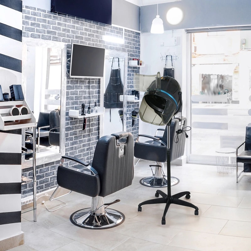 Adjustable Bonnet Hair Dryer With Rolling Wheels Professional Hooded Hair Dryer 9