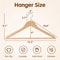 Premium Wooden Clothes Hangers With Swivel Hooks Non Slip Durable Bulk Closet Hangers 7