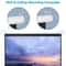 Manual Pull Down Projector Screen HD Format For Home Office Use 11