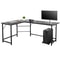 L Shaped Gaming Desk Corner Computer Desk Workstation For PCLaptop 1