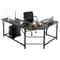 L Shaped Gaming Desk Corner Computer Desk Workstation For PCLaptop 7
