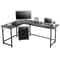 L Shaped Gaming Desk Corner Computer Desk Workstation For PCLaptop 9