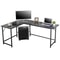 L Shaped Gaming Desk Corner Computer Desk Workstation For PCLaptop 9