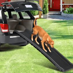 portable dog ramp folding non-slip pet ramp for truck, suv, and car