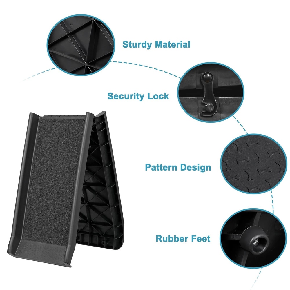 Portable Dog Ramp Folding NonSlip Pet Ramp For Truck SUV And Car 8