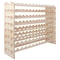 Bottle Stackable Wine Rack 8 Tier Solid Wood Display Shelves For Storage 2