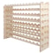 Bottle Stackable Wine Rack 8 Tier Solid Wood Display Shelves For Storage 4
