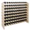 Bottle Stackable Wine Rack 8 Tier Solid Wood Display Shelves For Storage 0