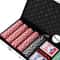 Poker Chip Set With Chips Includes Aluminum Case For Texas Holdem Blackjack 3