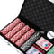 Poker Chip Set With Chips Includes Aluminum Case For Texas Holdem Blackjack 3