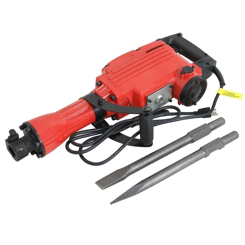 Heavy Duty Electric Demolition Jack Hammer With Case Gloves 6