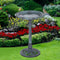 Pedestal Birdbath For Garden Decor With Ground Stakes Outdoor Bird Bath 1
