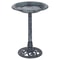 Pedestal Birdbath For Garden Decor With Ground Stakes Outdoor Bird Bath 9