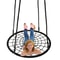 Spider Web Saucer Swing Tree Swing Set Adjustable Hanging Rope For Kids Black Swing For Fun Outdoo 8