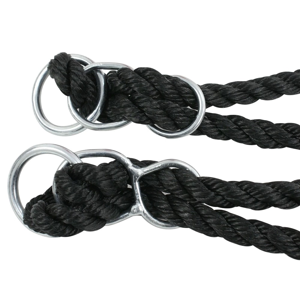 Spider Web Saucer Swing Tree Swing Set Adjustable Hanging Rope For Kids Black Swing For Fun Outdoo 4