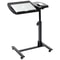 Premium Adjustable Rolling Laptop Desk Mobile Work Table With Casters 4