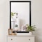 Rectangular Bathroom Mirror Black PS Frame Vanity Mirror For Home Or Office 12