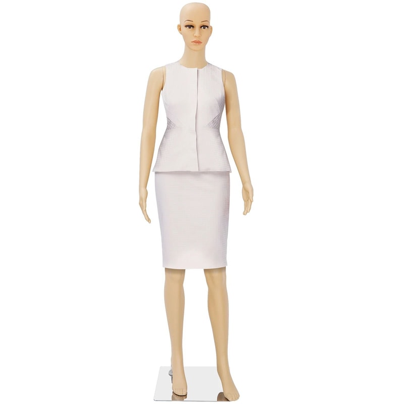 Adjustable Female Mannequin For Sewing Display Realistic Full Body Mannequin Height Adjustable 11