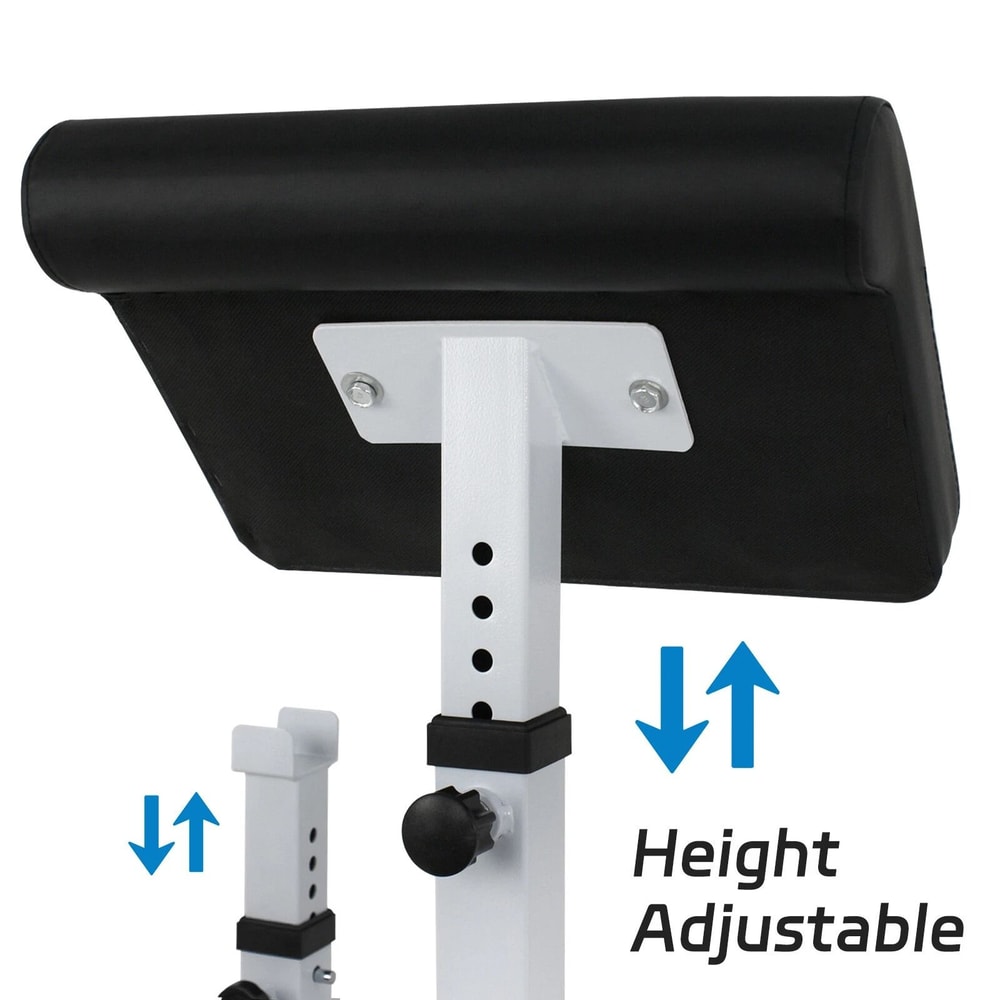 Adjustable Preacher Curl Bench For Arm Strength Muscle Training 10
