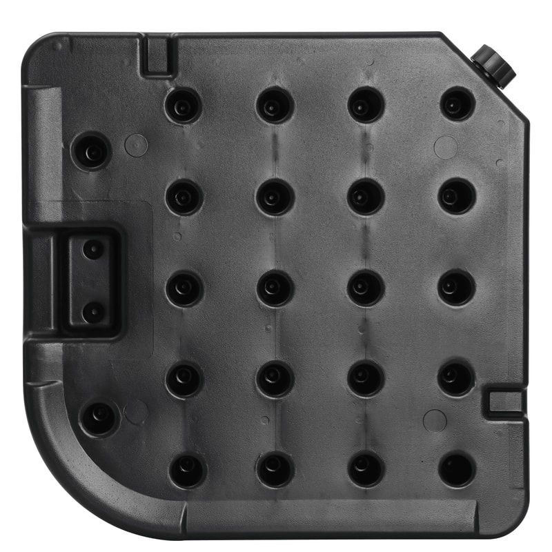 Outdoor Patio Umbrella Stand Base For Offset Cantilever Umbrella Heavy Duty Square Base For Maximum 1