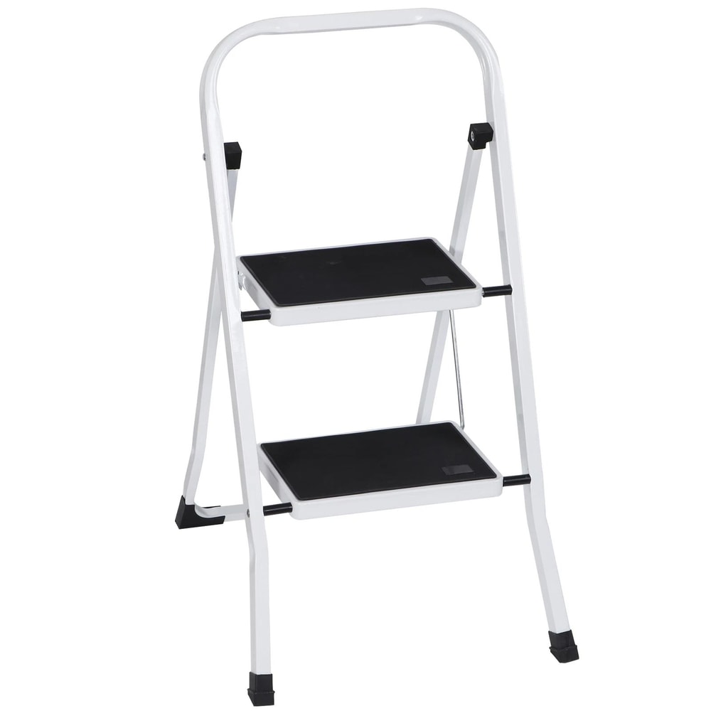 Folding Step Ladder With AntiSlip Pedals Handgrip 1
