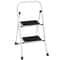 Folding Step Ladder With AntiSlip Pedals Handgrip 1