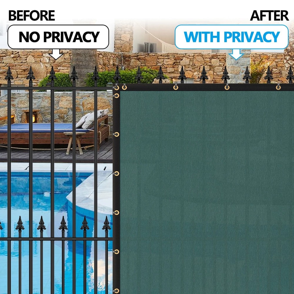 Heavy Duty Privacy Fence Screen Garden Shade Net Cover For Enhanced Privacy 2
