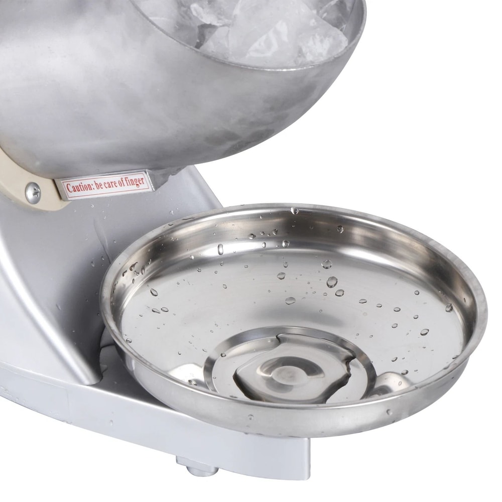 Electric Snow Cone Maker Ice Shaver Machine HighSpeed Ice Crusher In Silver 1