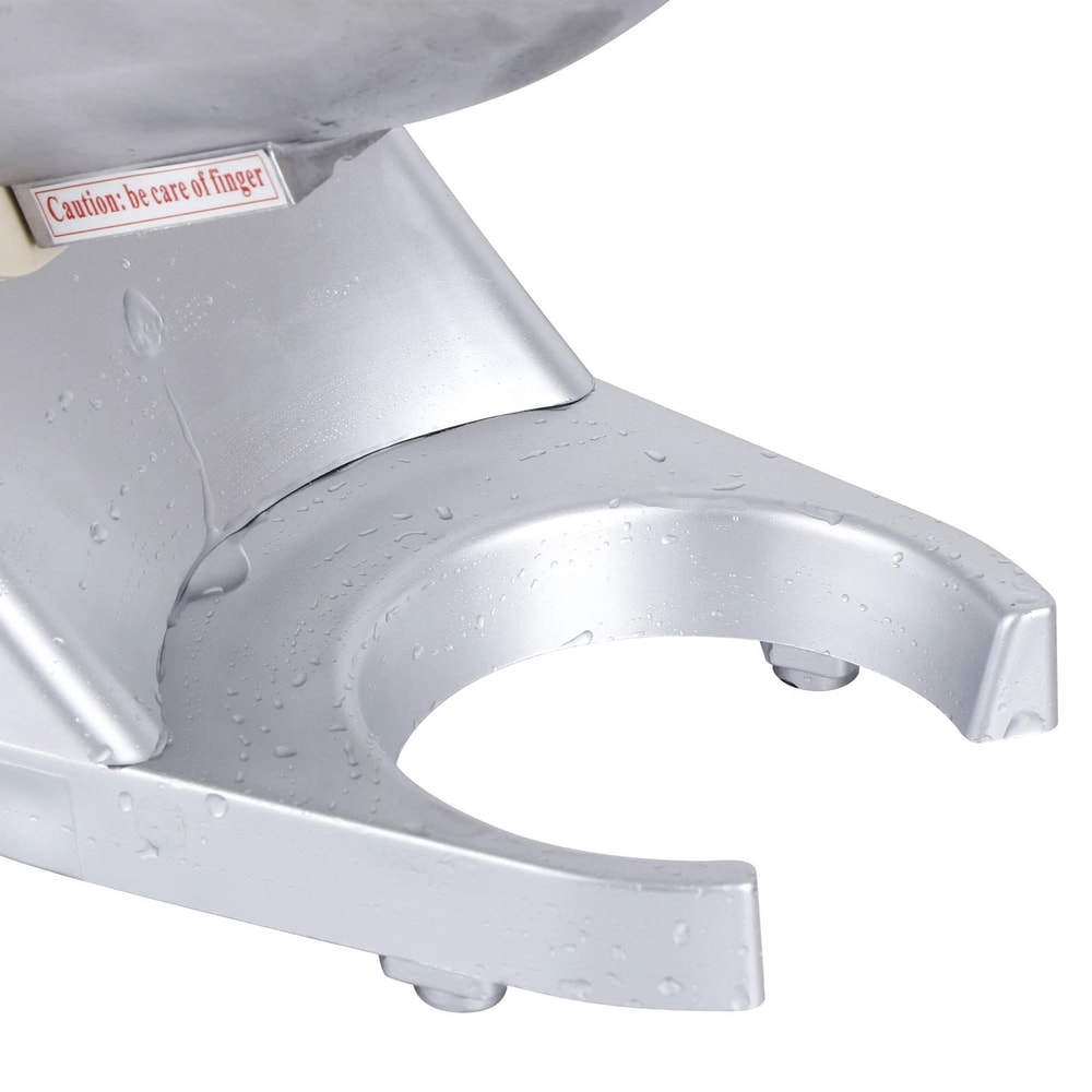 Electric Snow Cone Maker Ice Shaver Machine HighSpeed Ice Crusher In Silver 2