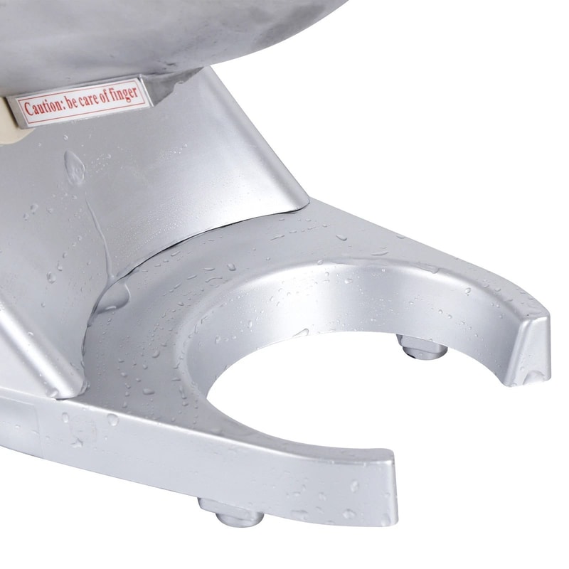 Electric Snow Cone Maker Ice Shaver Machine HighSpeed Ice Crusher In Silver 2