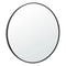 Round Black Bathroom Mirror With Metal Frame Wall Mounted Decorative Mirror 9