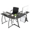 L Shaped Gaming Desk Corner Computer Desk Multifunctional PCLaptop Study Table Workstation With Spa 4