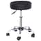 Hydraulic Rolling Stool Swivel Salon Chair Adjustable Height Office Tattoo Black 6
