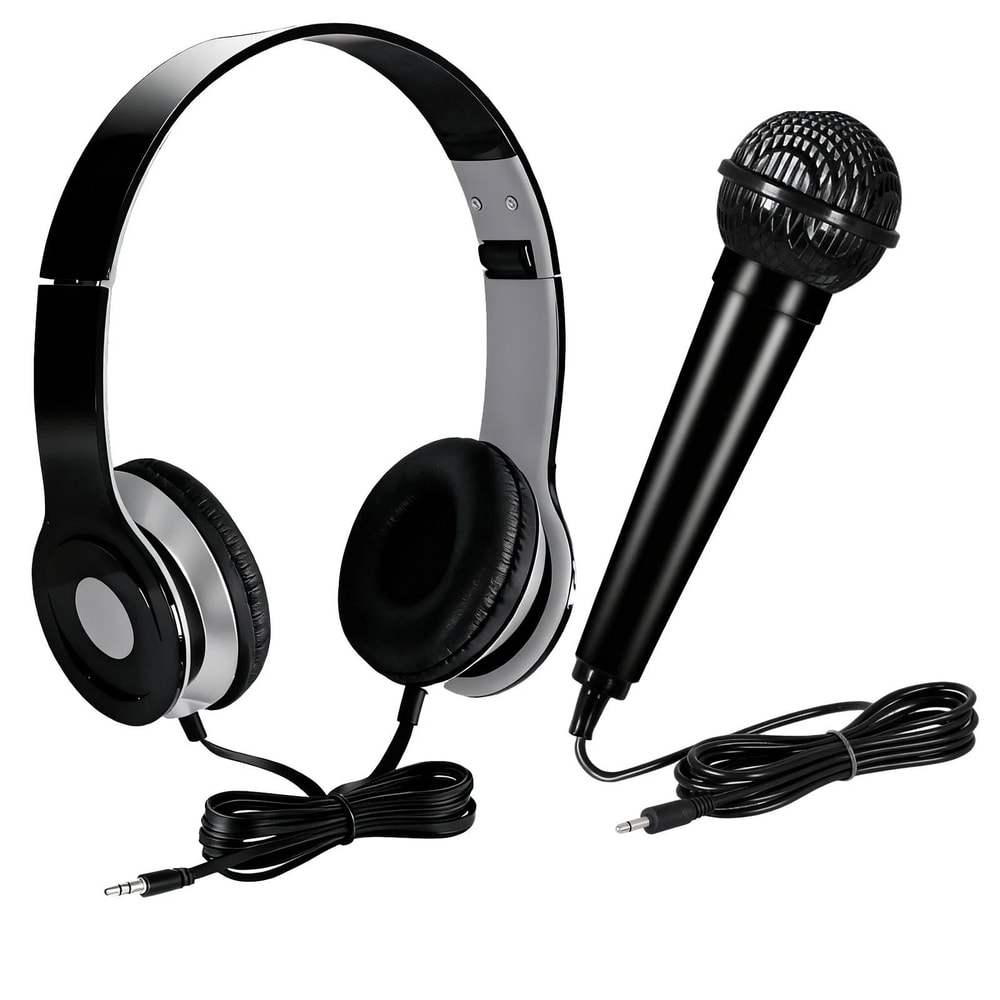 61 Key Electric Keyboard Piano Set With Stool Headphones Built In Speakers 2